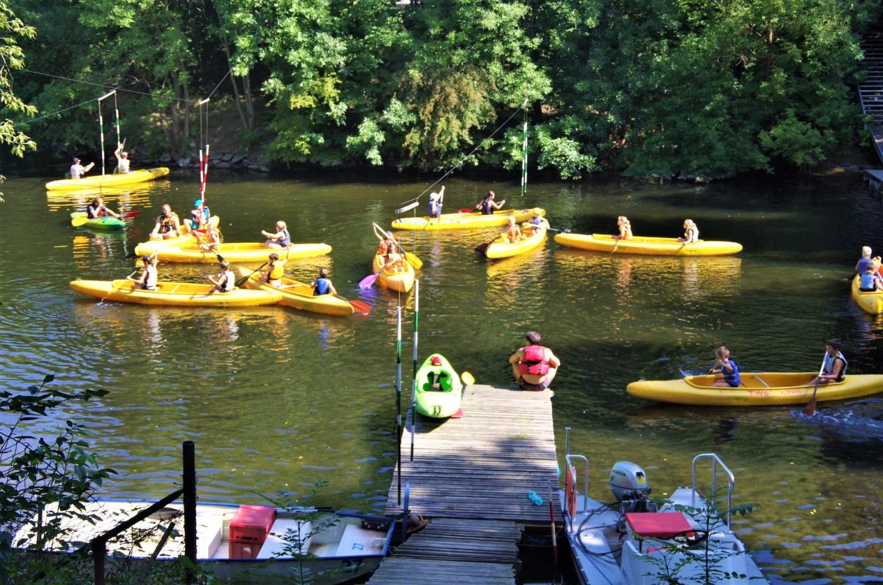 Vodácký příměstský tábor v Troji